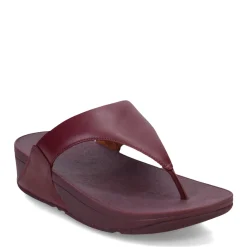 Wedges*FitFlop Women's , Lulu Thong Sandal Mauve Wine