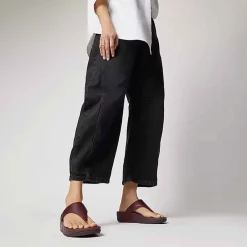 Wedges*FitFlop Women's , Lulu Thong Sandal Mauve Wine