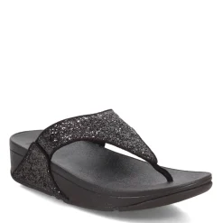 Wedges*FitFlop Women's , Lulu Thong Sandal Black
