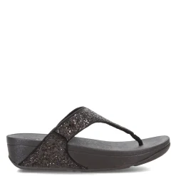 Wedges*FitFlop Women's , Lulu Thong Sandal Black