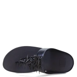 Women's , Rumba Beaded Metallic Toe-Post Sandal|FitFlop Best