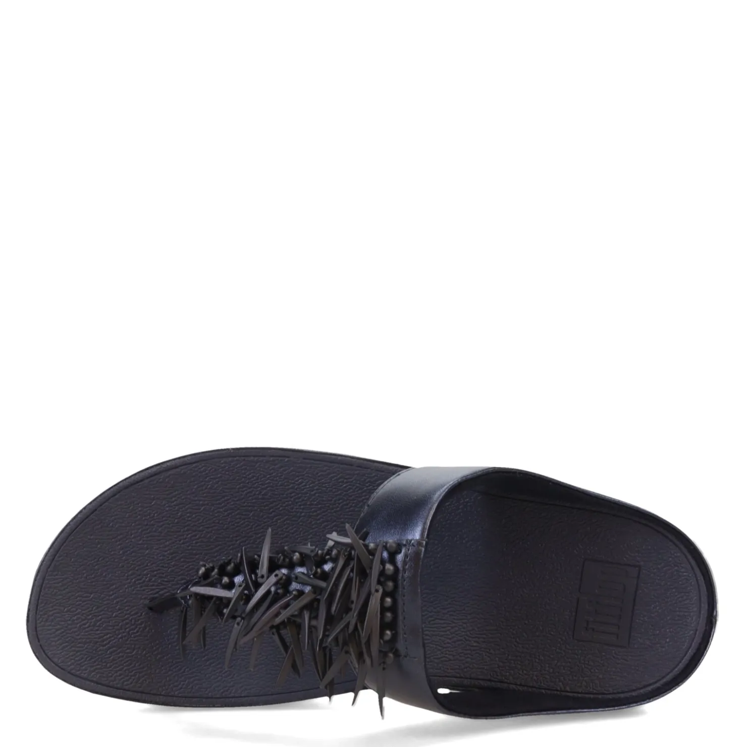 Women's , Rumba Beaded Metallic Toe-Post Sandal|FitFlop Best