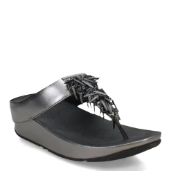 Women's , Rumba Beaded Metallic Toe-Post Sandal|FitFlop Best