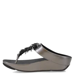 Women's , Rumba Beaded Metallic Toe-Post Sandal|FitFlop Best