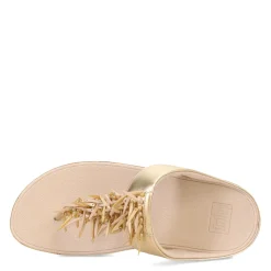 Women's , Rumba Beaded Metallic Toe-Post Sandal|FitFlop Outlet