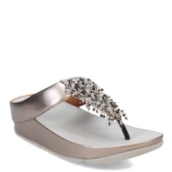 Women's , Rumba Beaded Metallic Toe-Post Sandal|FitFlop Best