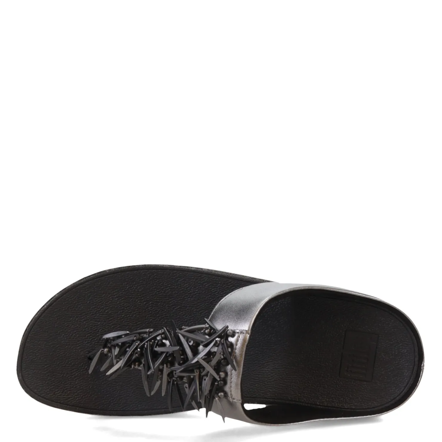 Women's , Rumba Beaded Metallic Toe-Post Sandal|FitFlop Best