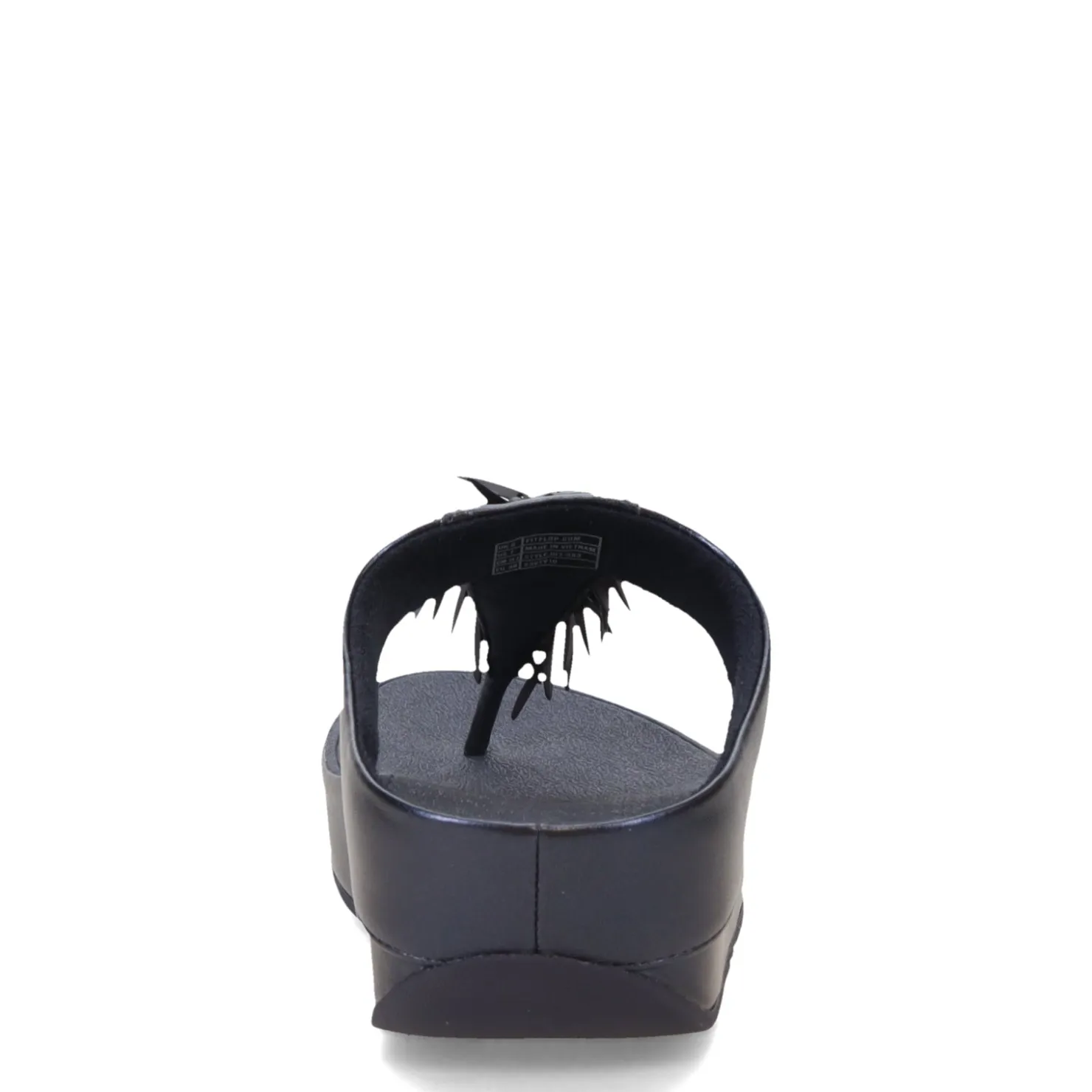 Wedges*FitFlop Women's , Rumba Beaded Metallic Toe-Post Sandal Metallic Navy