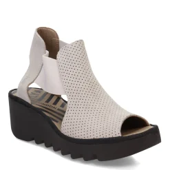 Wedges*Fly London Women's , Biga Sandal Grey