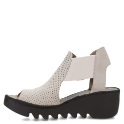 Wedges*Fly London Women's , Biga Sandal Grey