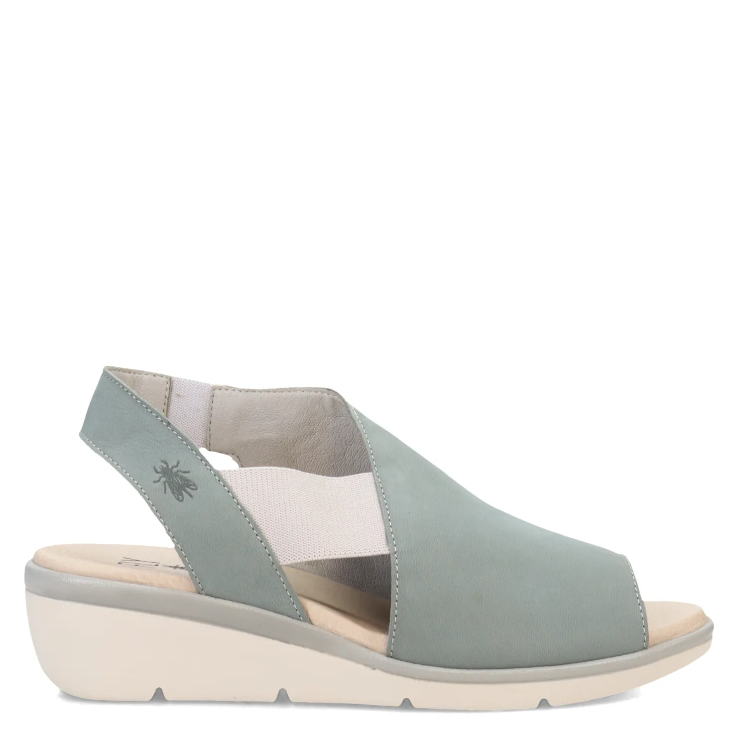 Wedges*Fly London Women's , Nily Sandal Pale Blue