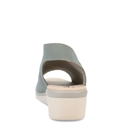 Wedges*Fly London Women's , Nily Sandal Pale Blue