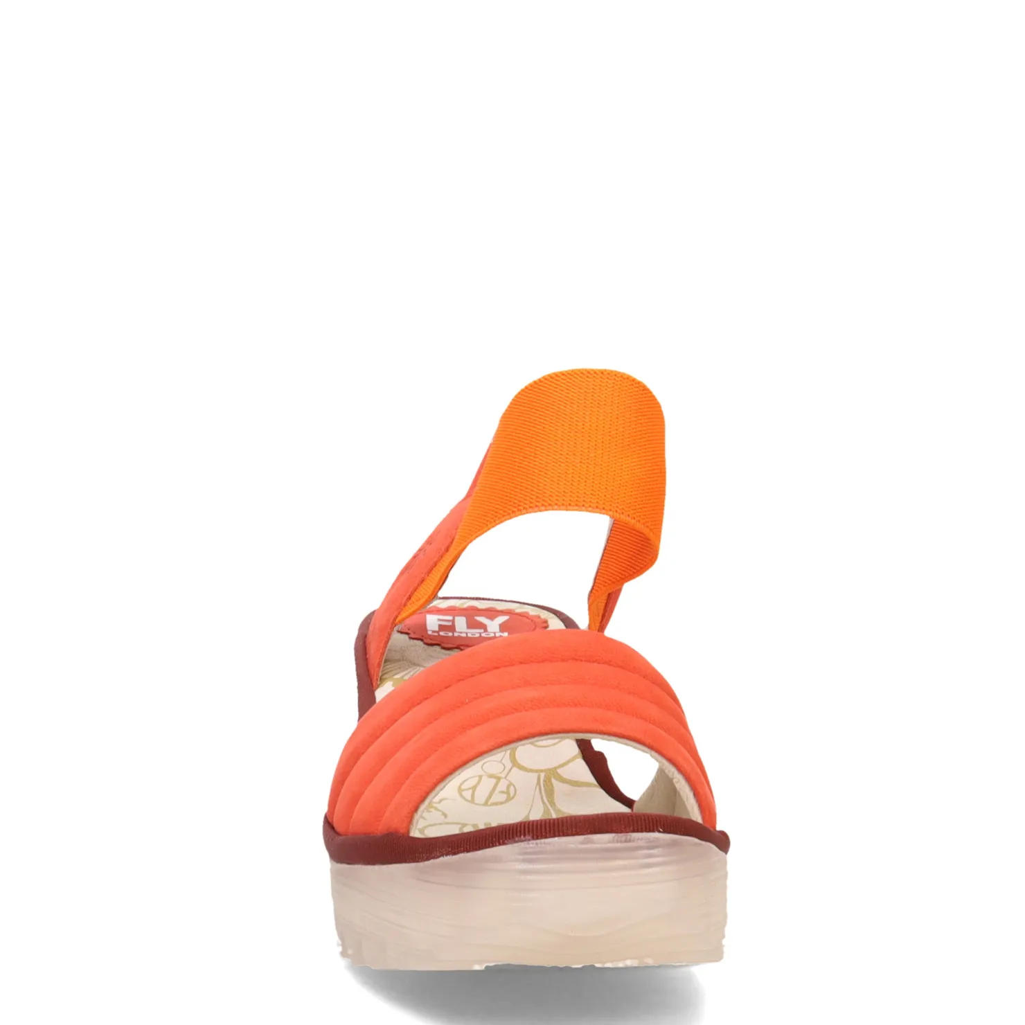 Wedges*Fly London Women's , Yiko Sandal Devil Red