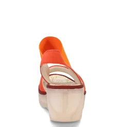 Wedges*Fly London Women's , Yiko Sandal Devil Red