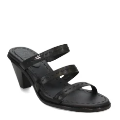 Heeled Sandals*Frye Women's , Estelle Strappy Sandal Black