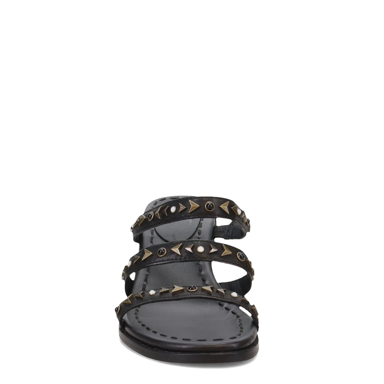 Heeled Sandals*Frye Women's , Estelle Studded Sandal Black