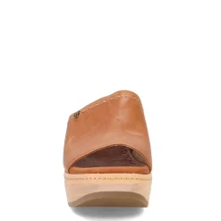 Heeled Sandals*Frye Women's , Hazel Slide Sandal Tan