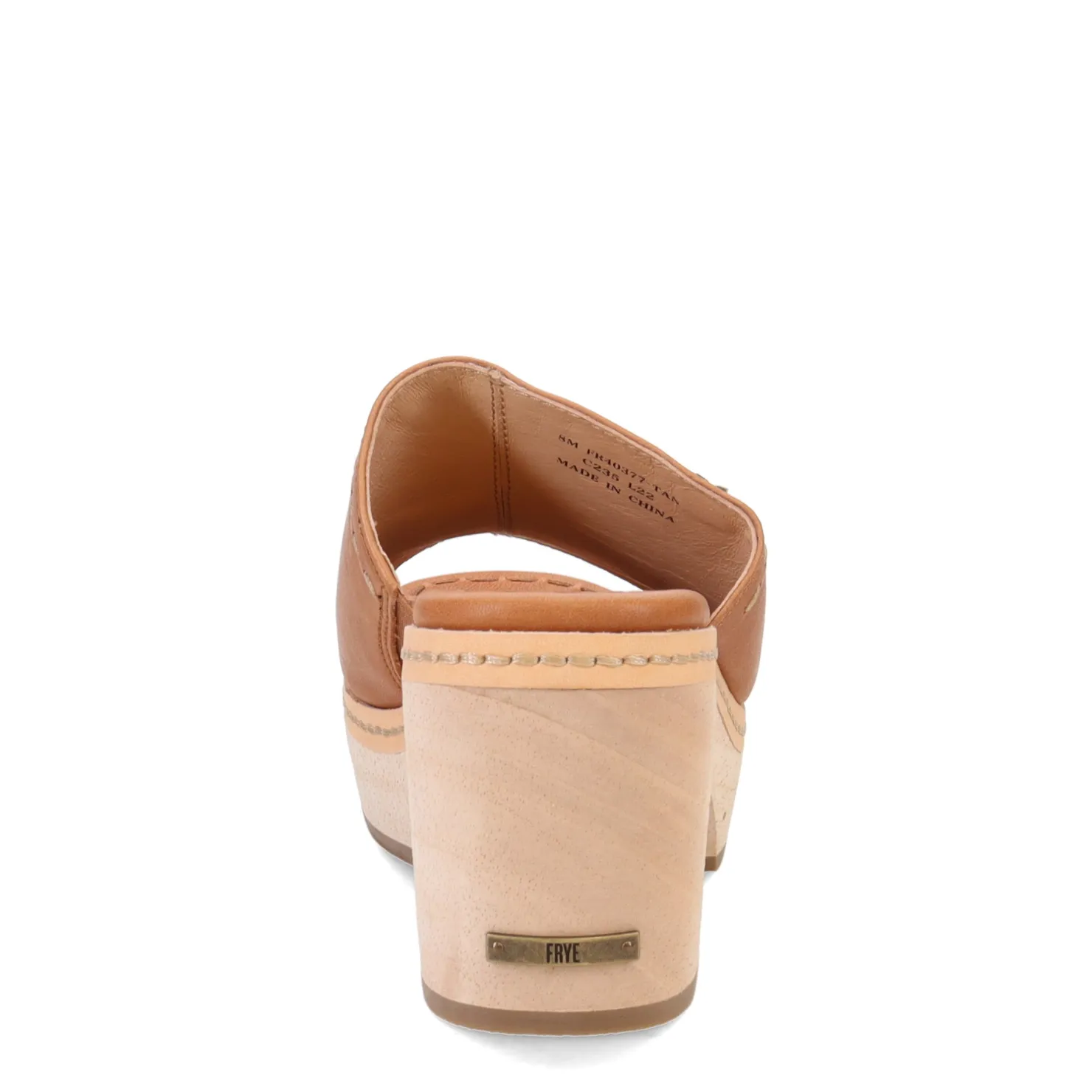 Heeled Sandals*Frye Women's , Hazel Slide Sandal Tan
