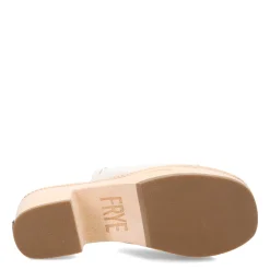 Heeled Sandals*Frye Women's , Hazel Slide Sandal White