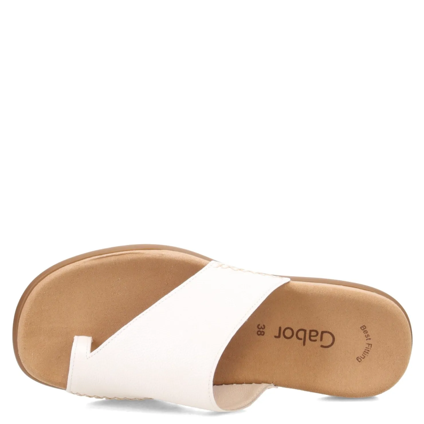 Flip Flops*Gabor Women's , Lanzarote Sandal White