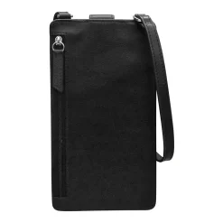 Handbags*Intercontinental Leather Ind Women's ILI, Crossbody Phone Holder Black