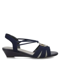 Wedges*Impo Women's , Rita Sandal Midnight Blue