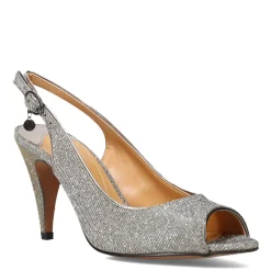 Heeled Sandals*J Renee Women's , Gervasi Sandal Pewter