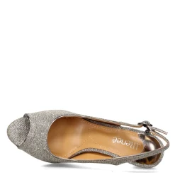 Heeled Sandals*J Renee Women's , Gervasi Sandal Pewter