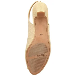 Heeled Sandals*J Renee Women's , Jenvey Sandal Gold Glitter