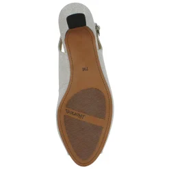 Heeled Sandals*J Renee Women's , Jenvey Sandal Silver Glitter