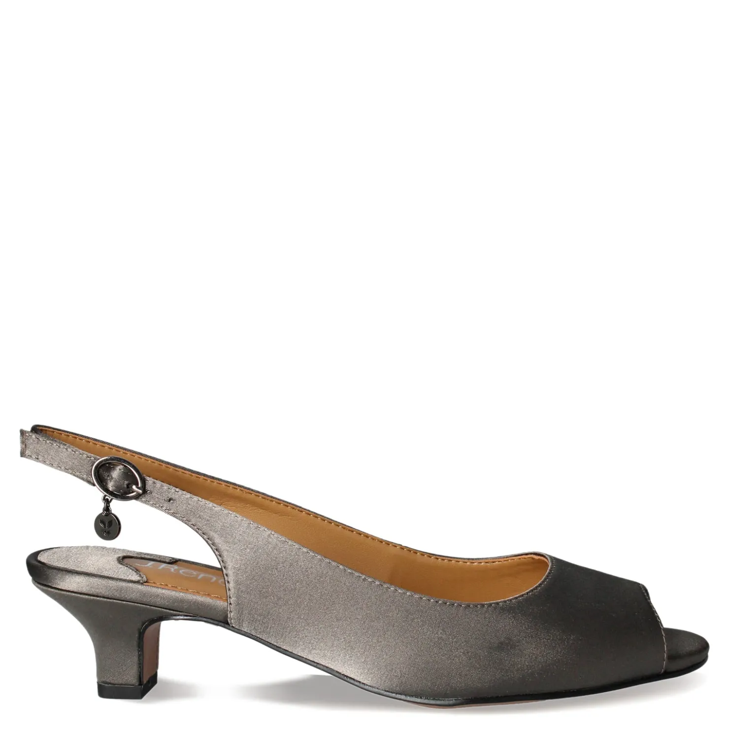 Heeled Sandals*J Renee Women's , Jenvey Sandal Grey Satin