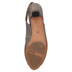 Heeled Sandals*J Renee Women's , Jenvey Sandal Grey Satin
