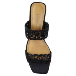 Heeled Sandals*J Renee Women's , Keetan Sandal Black