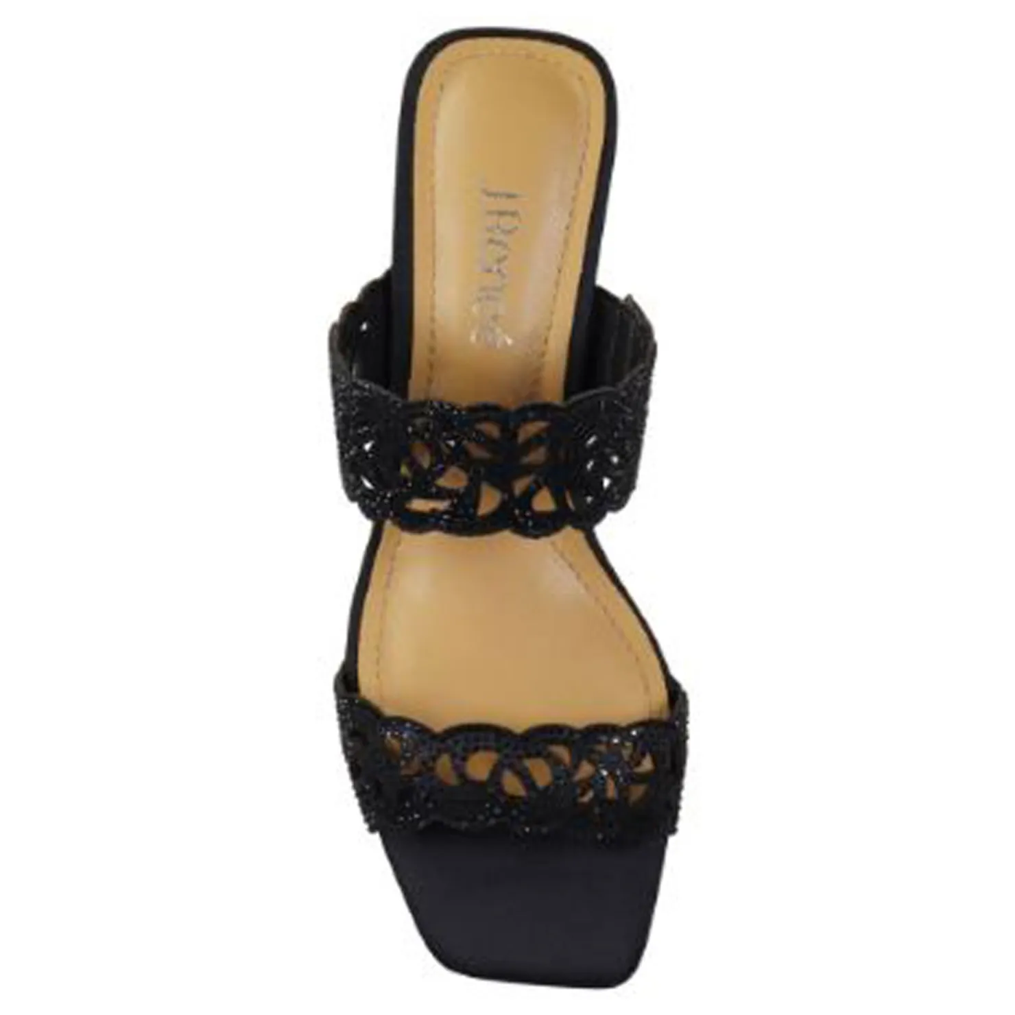 Heeled Sandals*J Renee Women's , Keetan Sandal Black