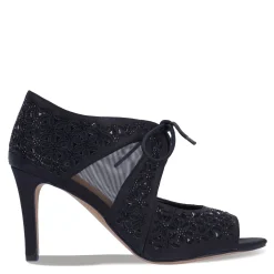 Heeled Sandals*J Renee Women's , Kiandra Pump Black Satin