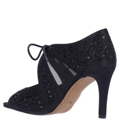 Heeled Sandals*J Renee Women's , Kiandra Pump Black Satin