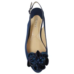 Heeled Sandals*J Renee Women's , Leonelle Sandal Navy