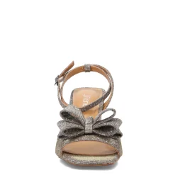 Heeled Sandals*J Renee Women's , Nishia Sandal Pewter Glitter