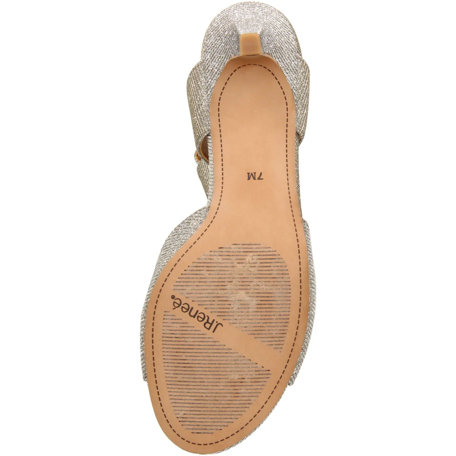 Heeled Sandals*J Renee Women's , Soncino Sandal Pewter Glitter