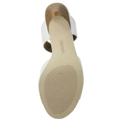 Heeled Sandals*J Renee Women's , Soncino Sandal White Leather