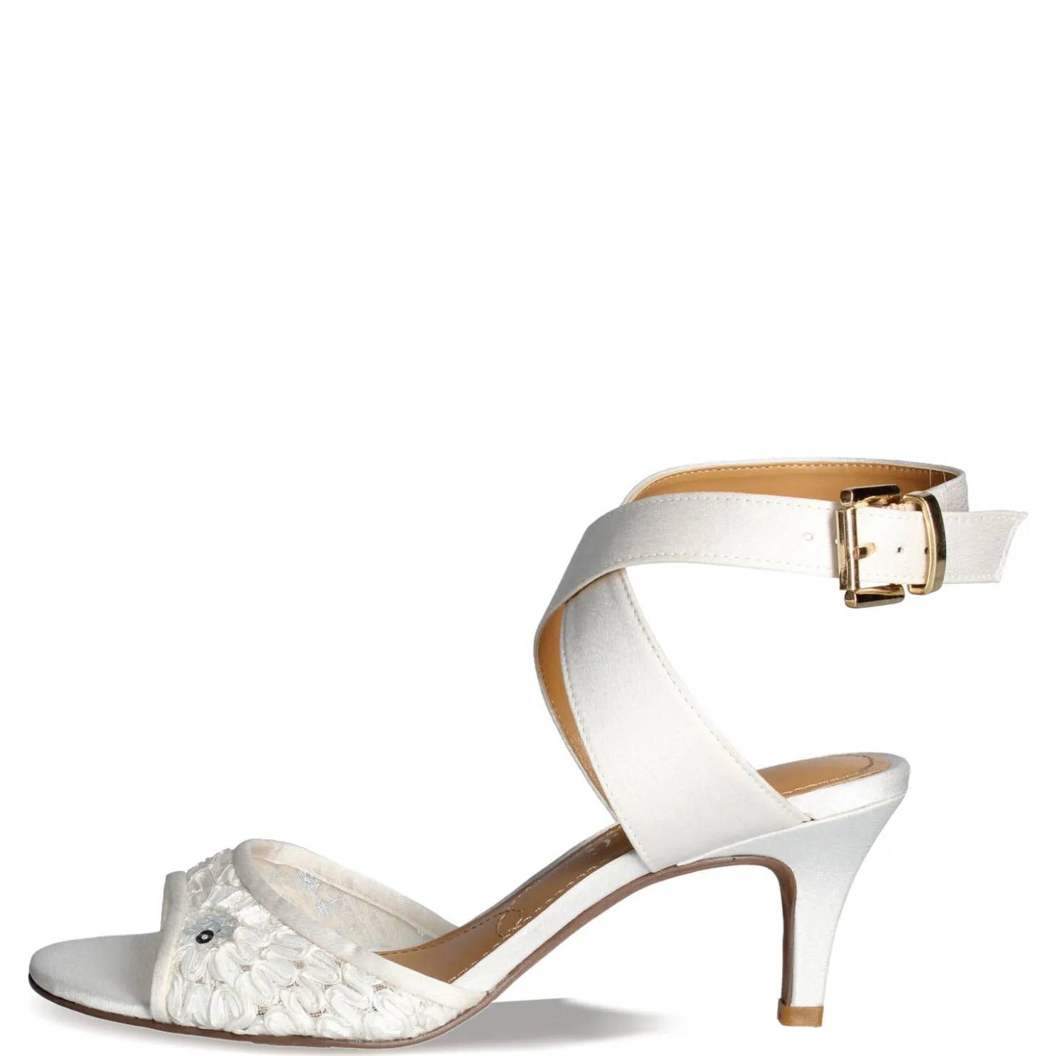 Heeled Sandals*J Renee Women's , Soncino Sandal White
