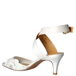 Heeled Sandals*J Renee Women's , Soncino Sandal White