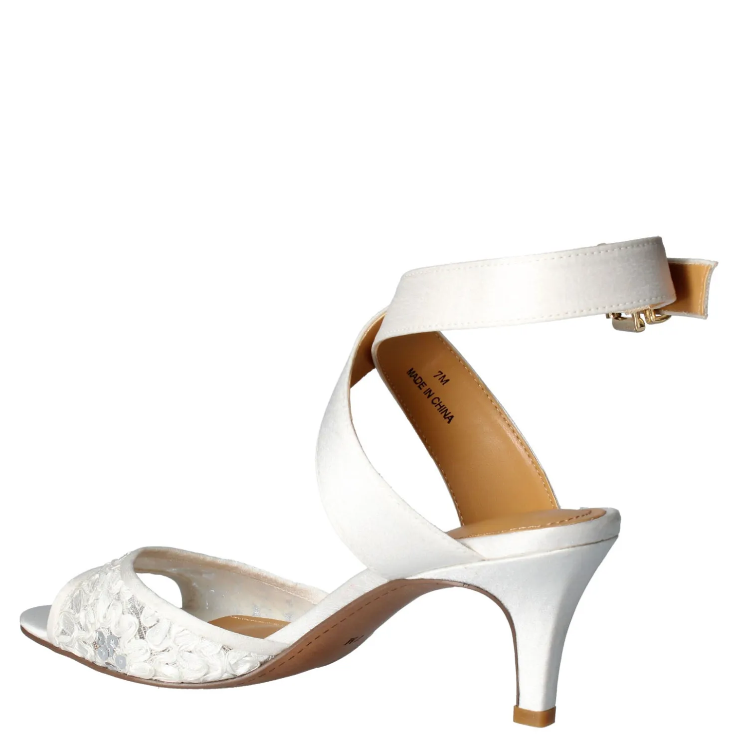Heeled Sandals*J Renee Women's , Soncino Sandal White