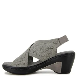 Wedges*JBU by Jambu Women's , Alyssa Sandal Grey