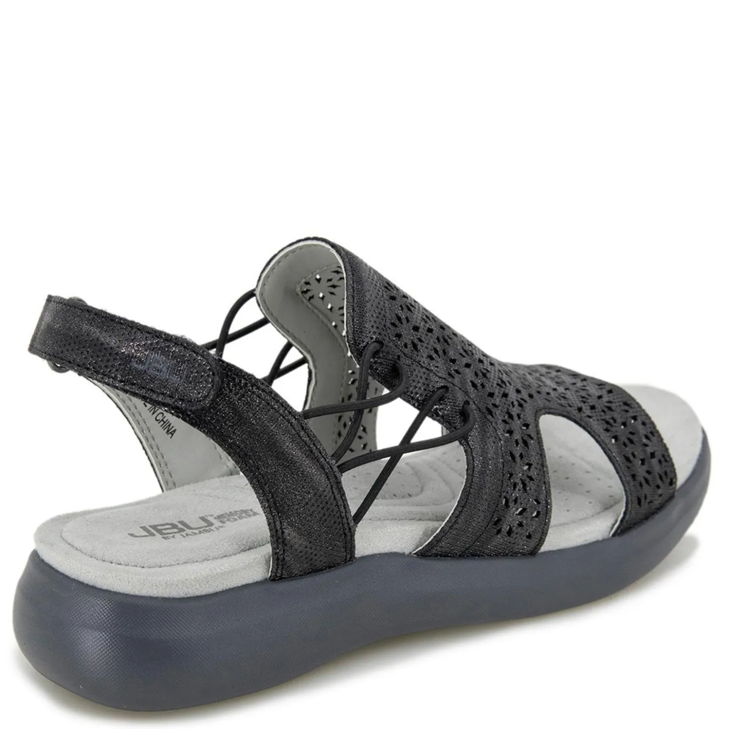 Outdoor & Hiking*JBU by Jambu Women's , Francis Sandal Black
