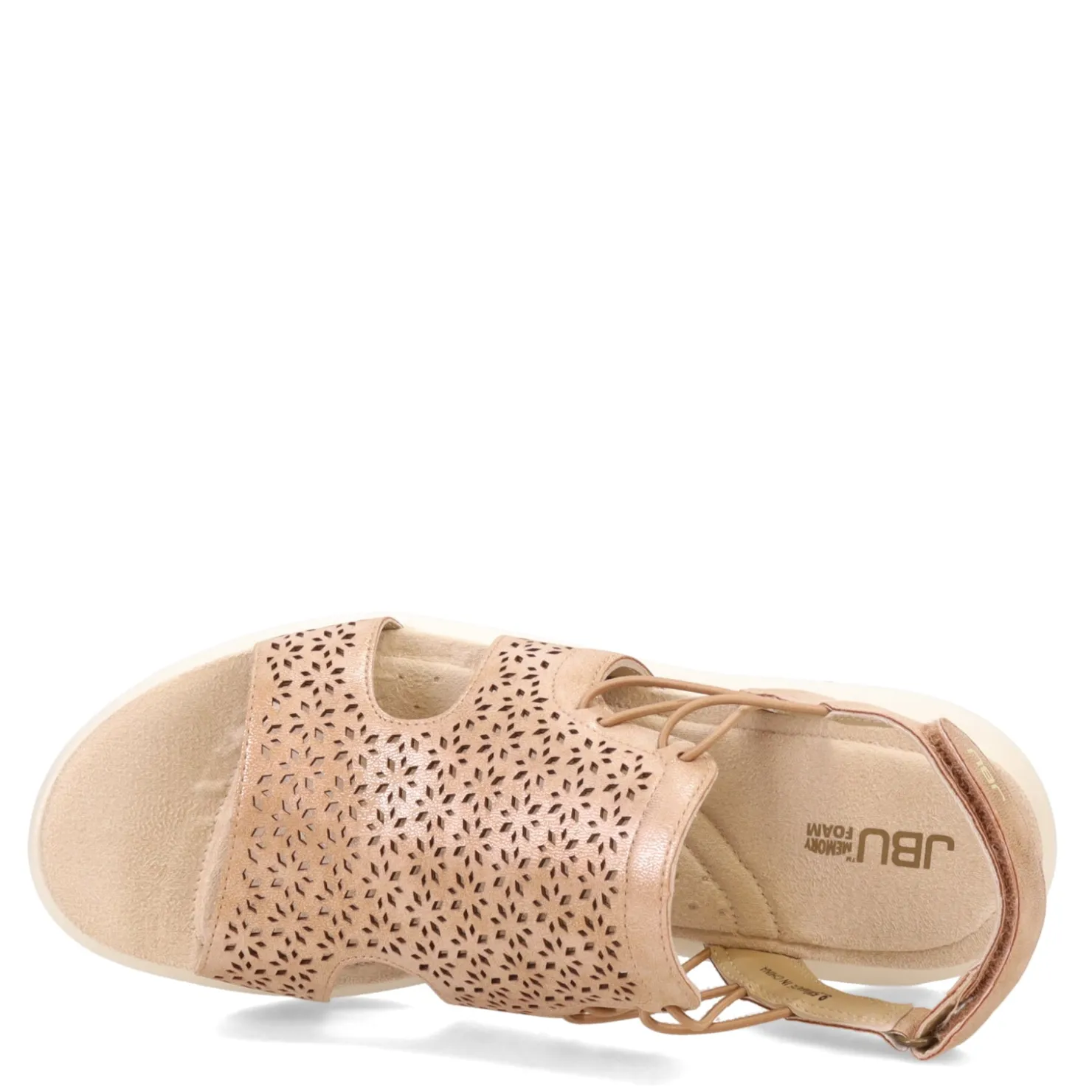 Footbed Sandals*JBU by Jambu Women's , Francis Sandal Light Tan
