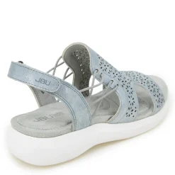 Footbed Sandals*JBU by Jambu Women's , Francis Sandal Sky Blue