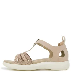 Footbed Sandals*JBU by Jambu Women's , Prague Sandal Light Beige/Tan