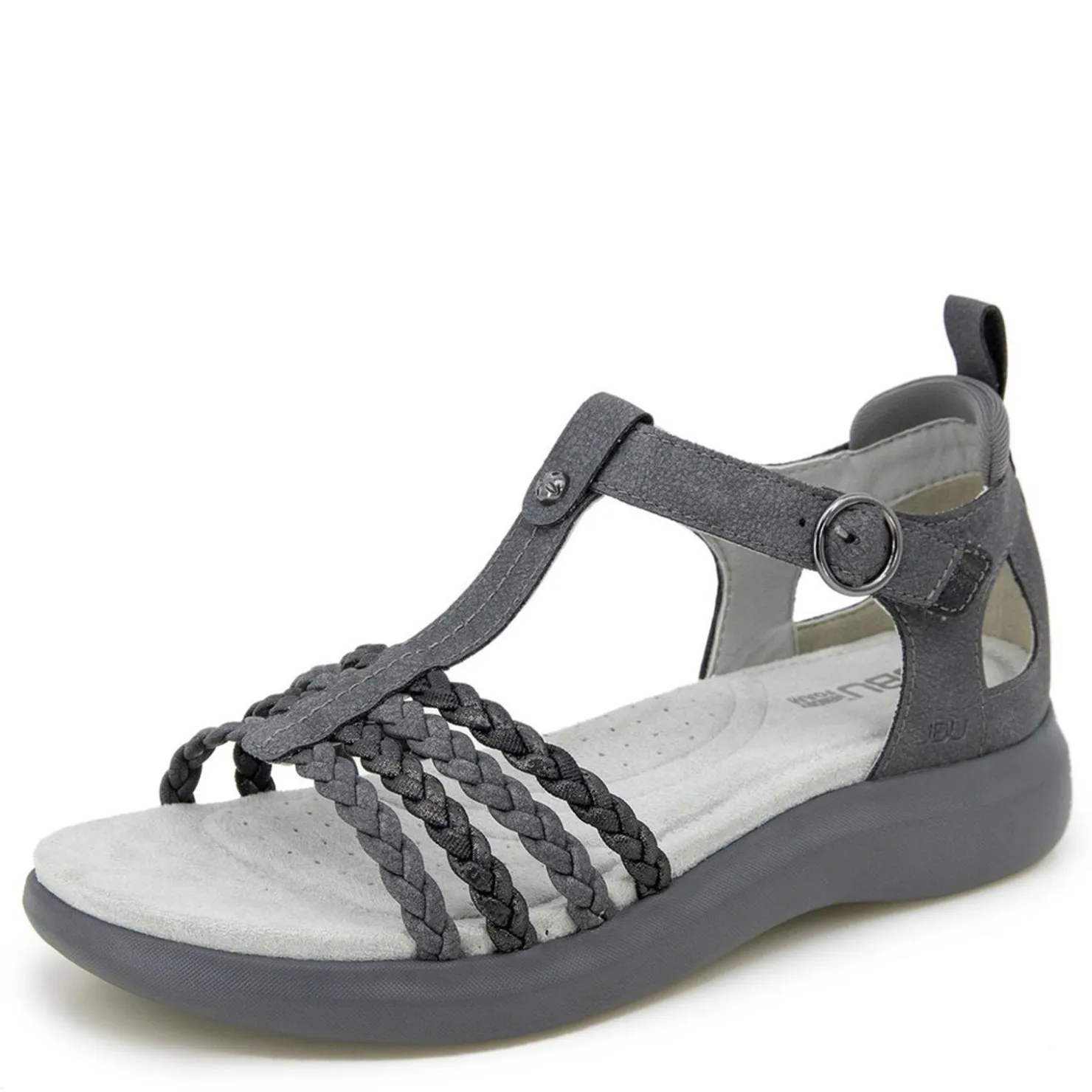 Footbed Sandals*JBU by Jambu Women's , Prague Sandal Black
