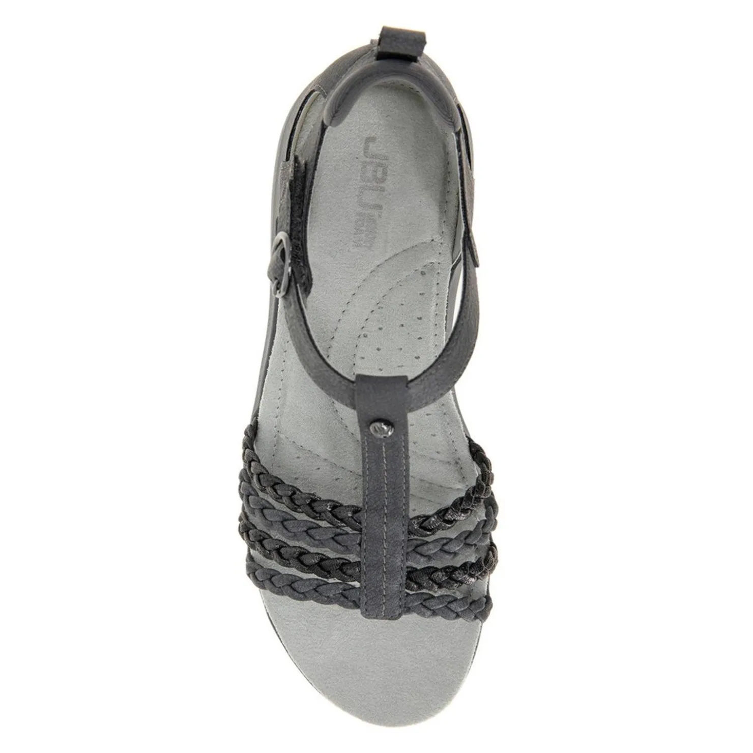 Footbed Sandals*JBU by Jambu Women's , Prague Sandal Black